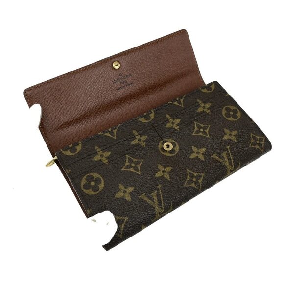 LOUIS VUITTON Portefeuille Sarah Long Bifold Wallet Monogram BN M61734 62EE070 - Picture 8 of 14